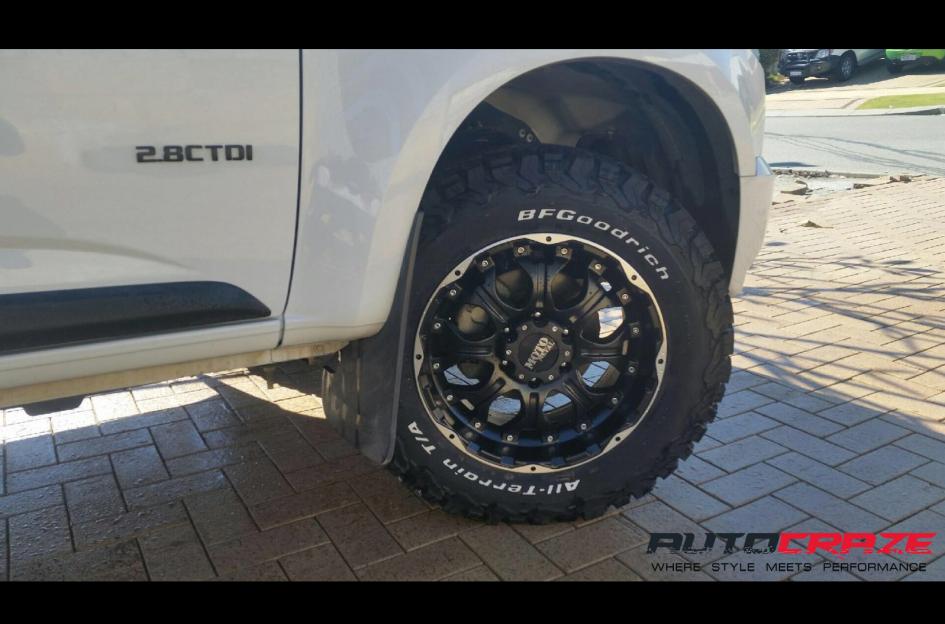 HOLDEN COLORADO MO959 MATTE BLACK POLISHED LIP